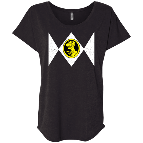 T-Shirts Vintage Black / X-Small Power Chomper Triblend Dolman Sleeve