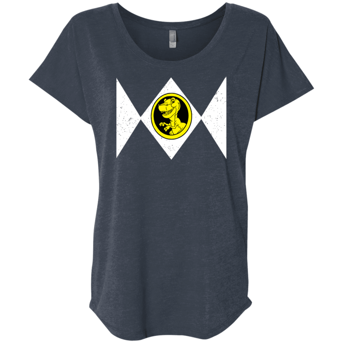 T-Shirts Vintage Navy / X-Small Power Chomper Triblend Dolman Sleeve