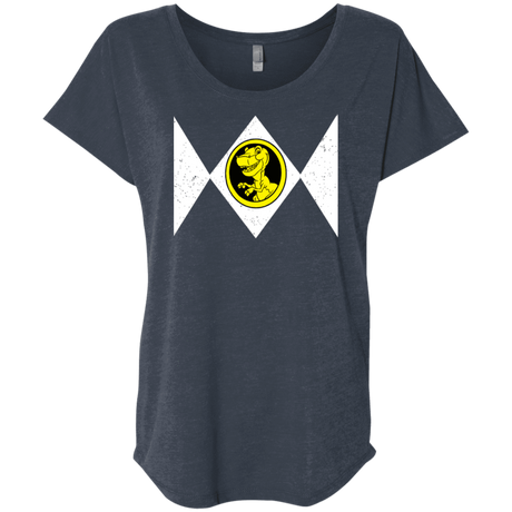 T-Shirts Vintage Navy / X-Small Power Chomper Triblend Dolman Sleeve