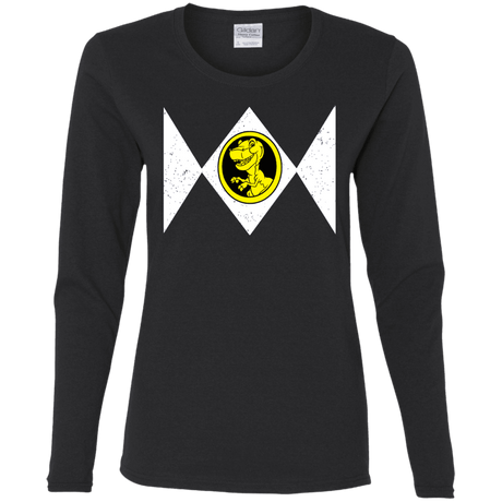 T-Shirts Black / S Power Chomper Women's Long Sleeve T-Shirt