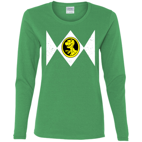 T-Shirts Irish Green / S Power Chomper Women's Long Sleeve T-Shirt