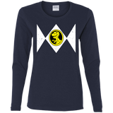 T-Shirts Navy / S Power Chomper Women's Long Sleeve T-Shirt