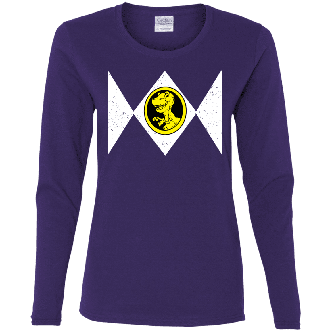 T-Shirts Purple / S Power Chomper Women's Long Sleeve T-Shirt