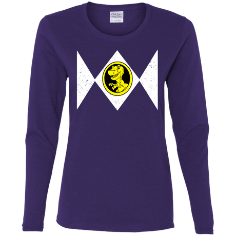 T-Shirts Purple / S Power Chomper Women's Long Sleeve T-Shirt