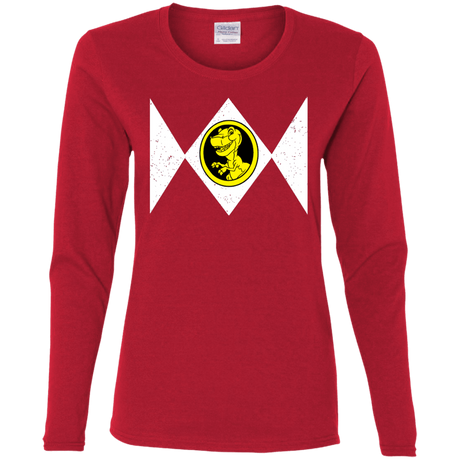 T-Shirts Red / S Power Chomper Women's Long Sleeve T-Shirt