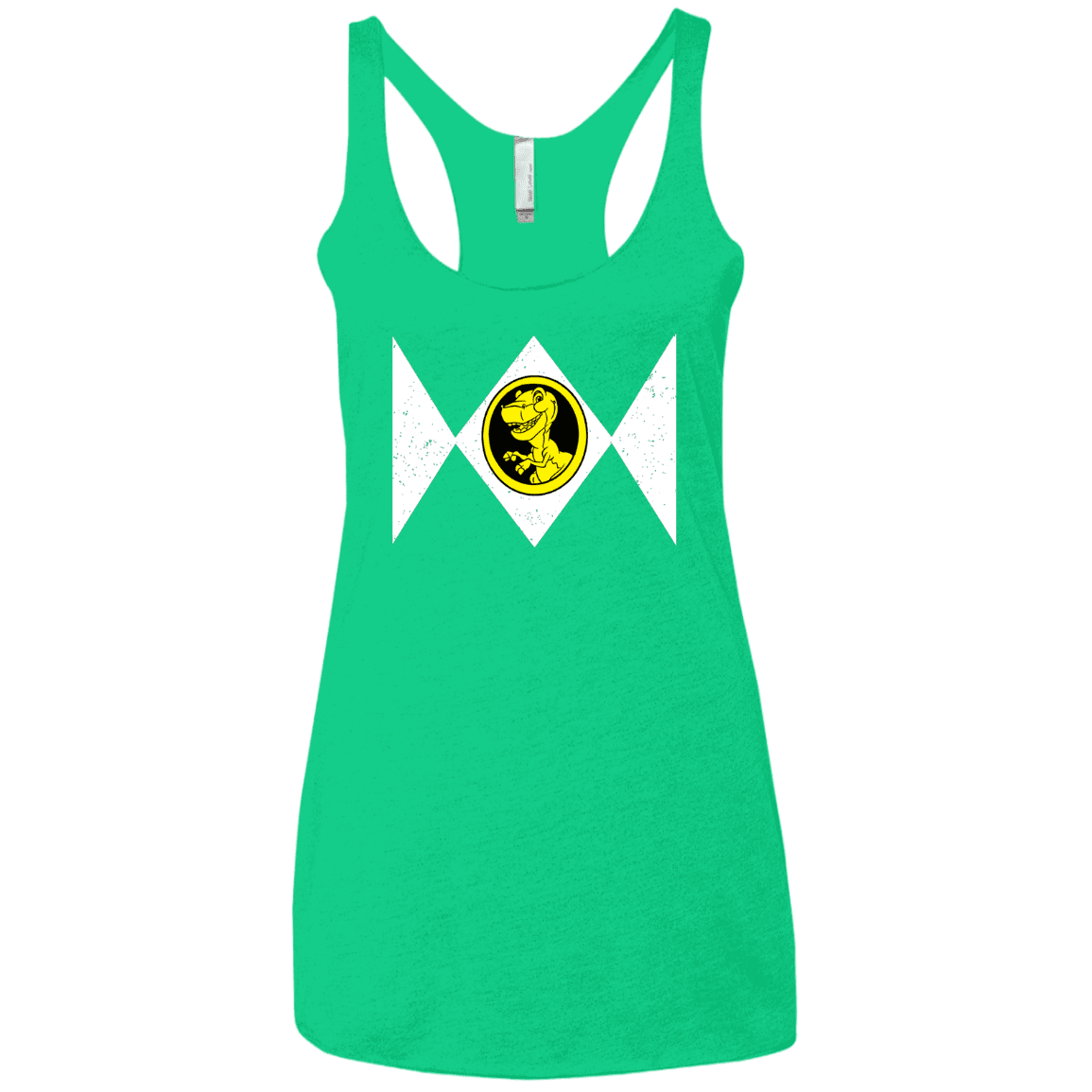 T-Shirts Envy / X-Small Power Chomper Women's Triblend Racerback Tank