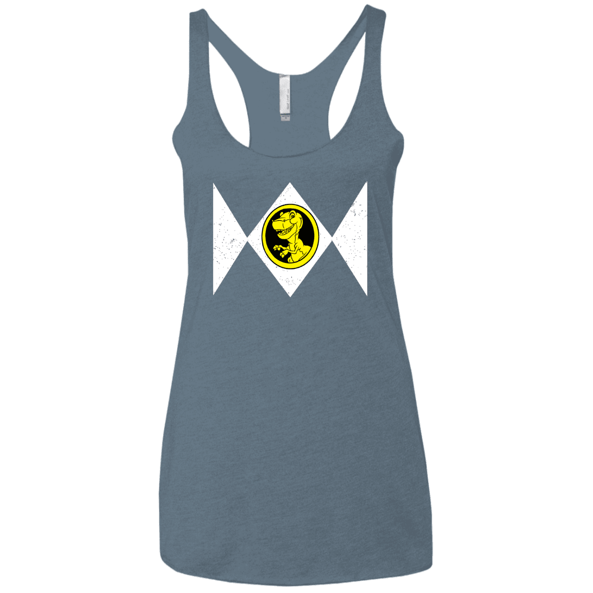 T-Shirts Indigo / X-Small Power Chomper Women's Triblend Racerback Tank
