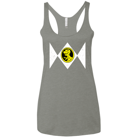 T-Shirts Venetian Grey / X-Small Power Chomper Women's Triblend Racerback Tank
