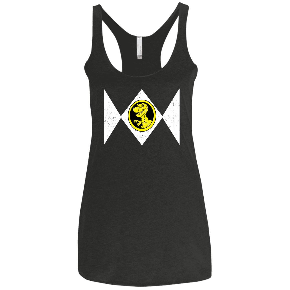 T-Shirts Vintage Black / X-Small Power Chomper Women's Triblend Racerback Tank