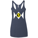 T-Shirts Vintage Navy / X-Small Power Chomper Women's Triblend Racerback Tank