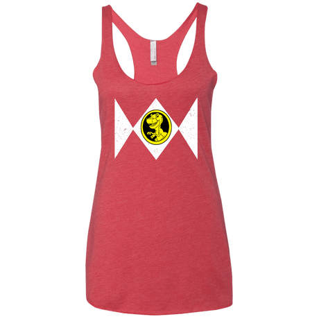 T-Shirts Vintage Red / X-Small Power Chomper Women's Triblend Racerback Tank