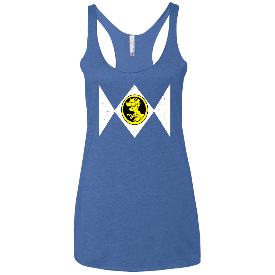 T-Shirts Vintage Royal / X-Small Power Chomper Women's Triblend Racerback Tank