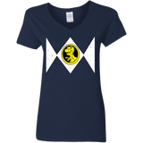 T-Shirts Navy / S Power Chomper Women's V-Neck T-Shirt