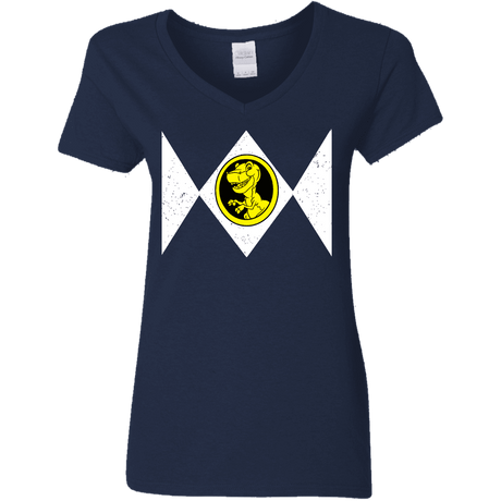 T-Shirts Navy / S Power Chomper Women's V-Neck T-Shirt