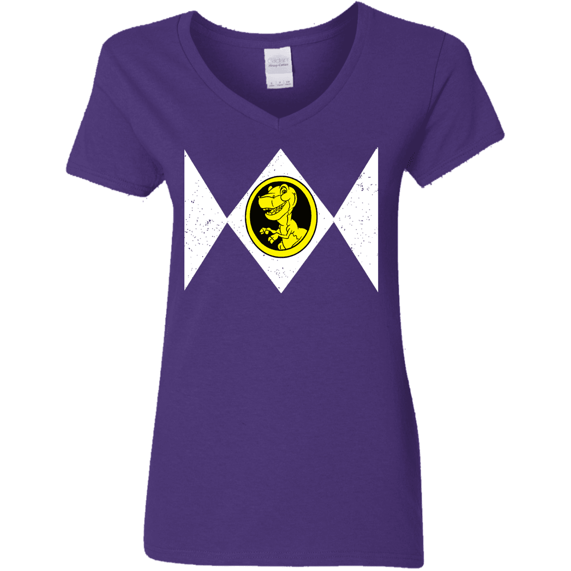 T-Shirts Purple / S Power Chomper Women's V-Neck T-Shirt