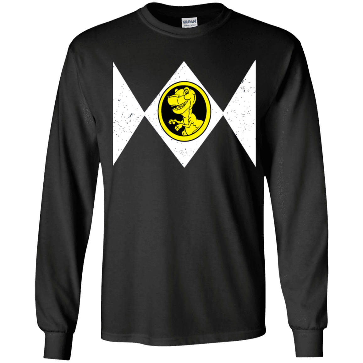T-Shirts Black / YS Power Chomper Youth Long Sleeve T-Shirt