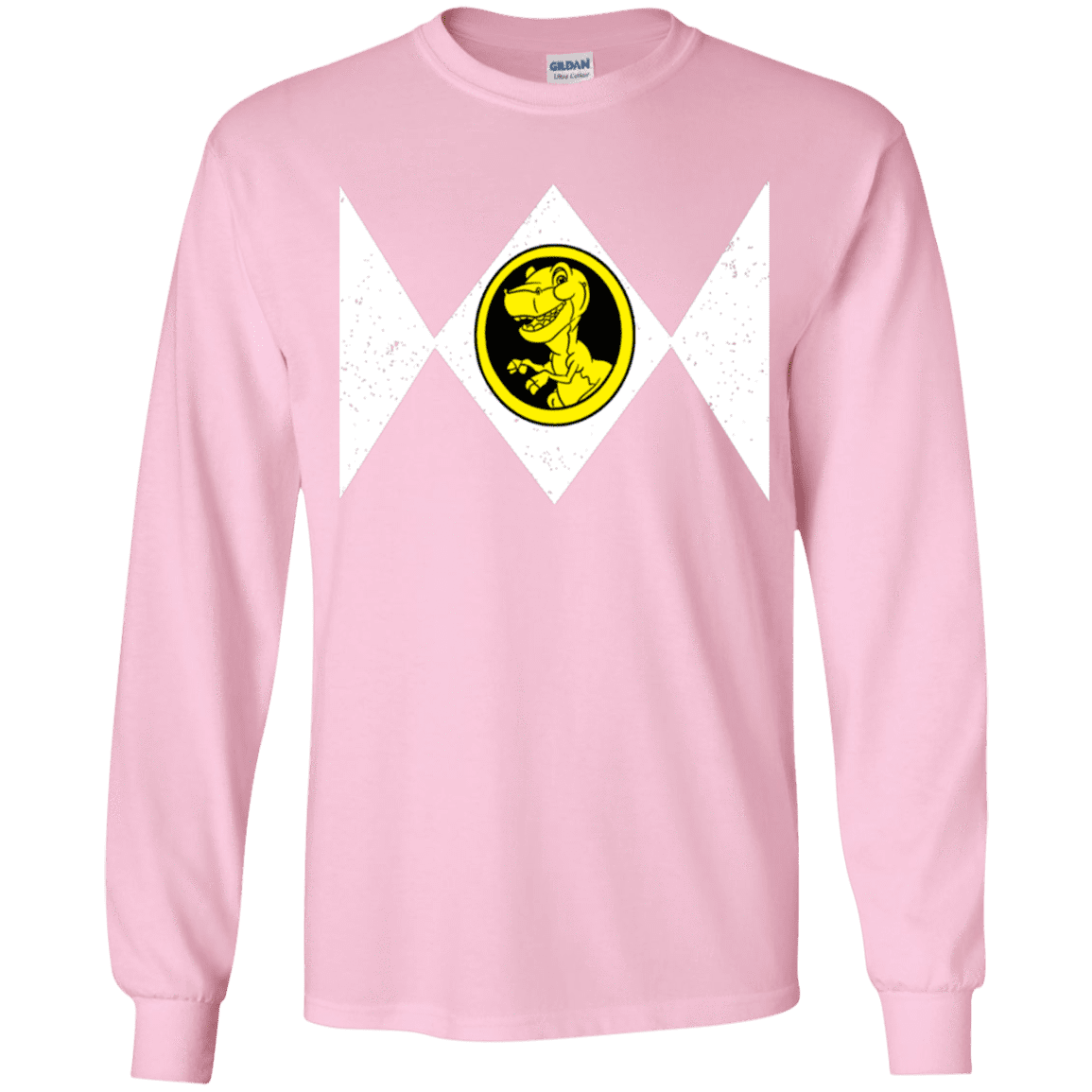 T-Shirts Light Pink / YS Power Chomper Youth Long Sleeve T-Shirt