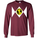 T-Shirts Maroon / YS Power Chomper Youth Long Sleeve T-Shirt