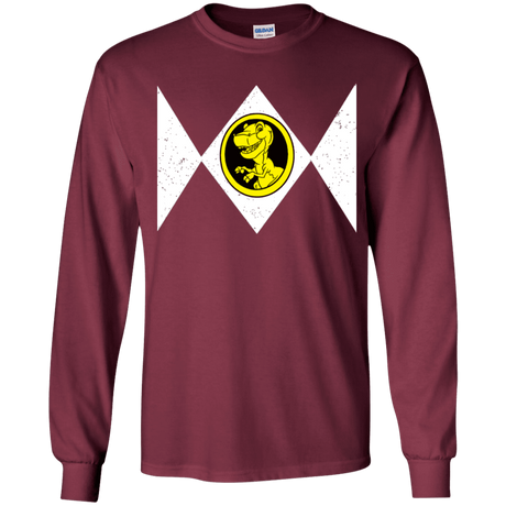 T-Shirts Maroon / YS Power Chomper Youth Long Sleeve T-Shirt