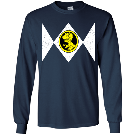 T-Shirts Navy / YS Power Chomper Youth Long Sleeve T-Shirt