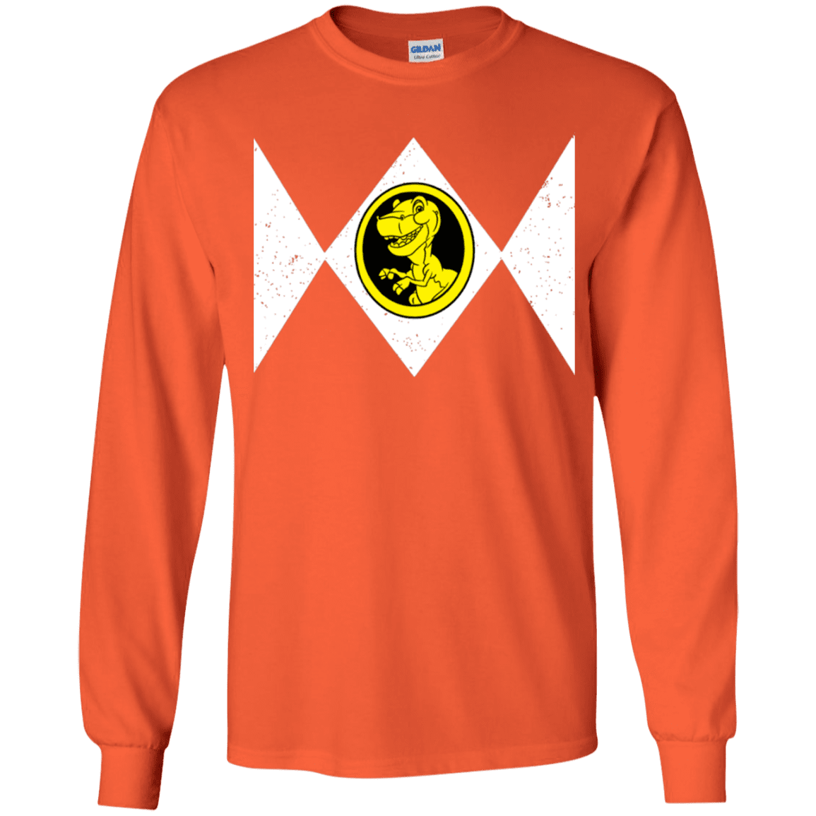 T-Shirts Orange / YS Power Chomper Youth Long Sleeve T-Shirt
