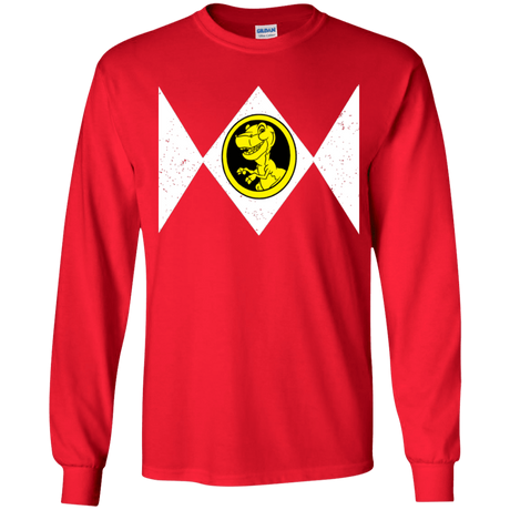 T-Shirts Red / YS Power Chomper Youth Long Sleeve T-Shirt
