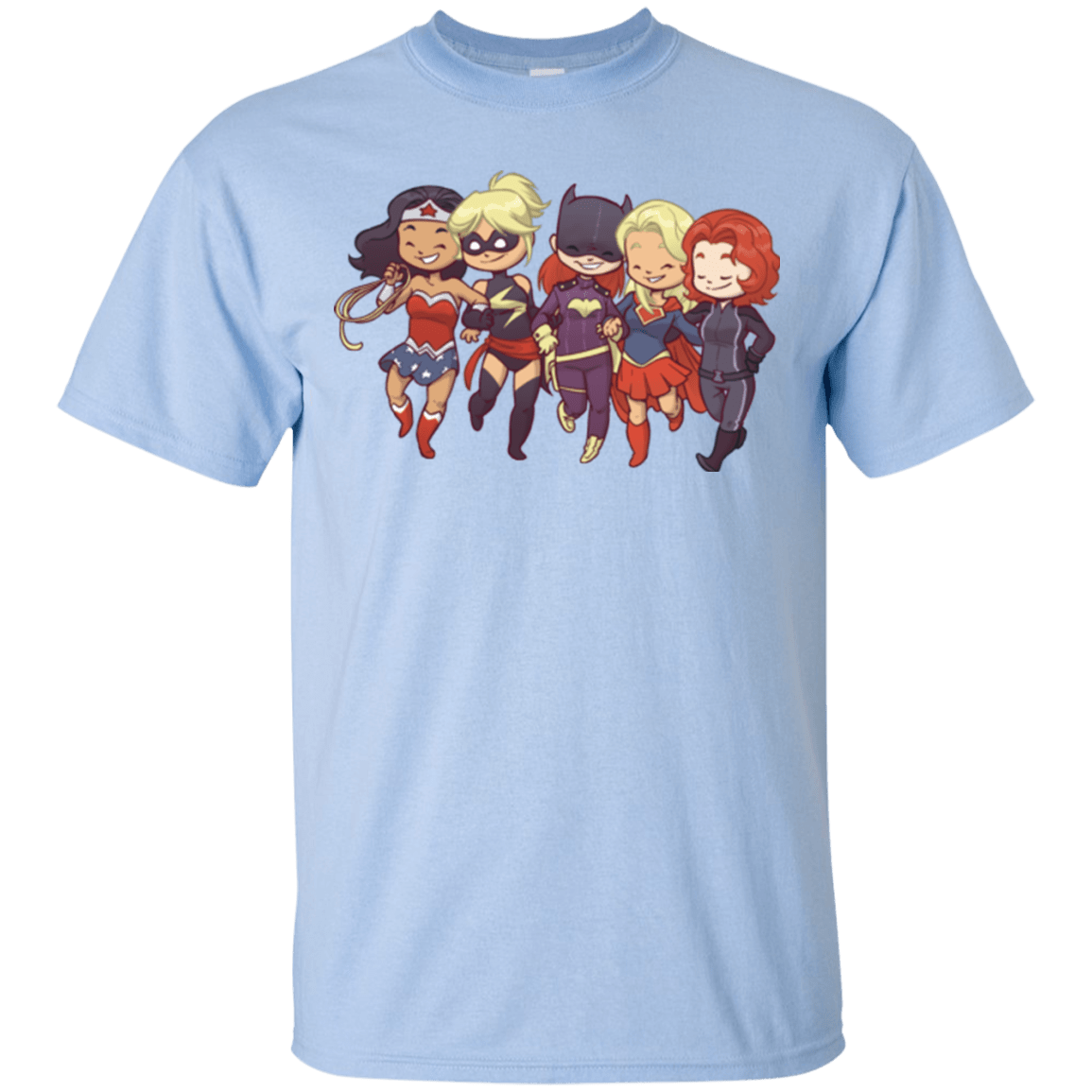 T-Shirts Light Blue / Small Power Girls T-Shirt
