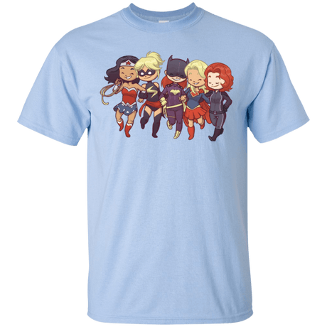 T-Shirts Light Blue / Small Power Girls T-Shirt