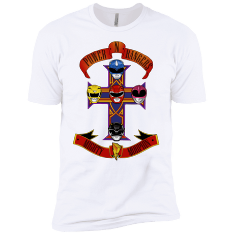 T-Shirts White / YXS Power N Rangers Boys Premium T-Shirt