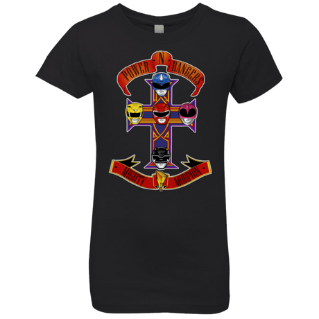 T-Shirts Black / YXS Power N Rangers Girls Premium T-Shirt