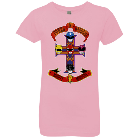 T-Shirts Light Pink / YXS Power N Rangers Girls Premium T-Shirt