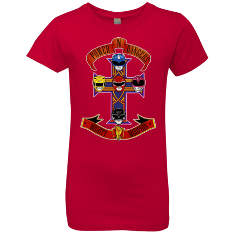 T-Shirts Red / YXS Power N Rangers Girls Premium T-Shirt