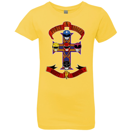 T-Shirts Vibrant Yellow / YXS Power N Rangers Girls Premium T-Shirt