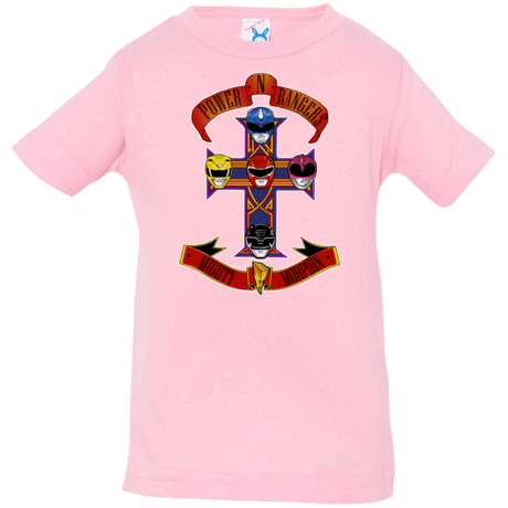 T-Shirts Pink / 6 Months Power N Rangers Infant PremiumT-Shirt