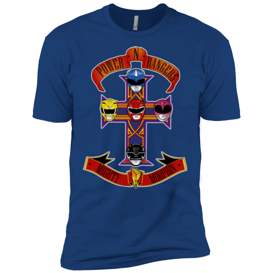T-Shirts Royal / X-Small Power N Rangers Men's Premium T-Shirt