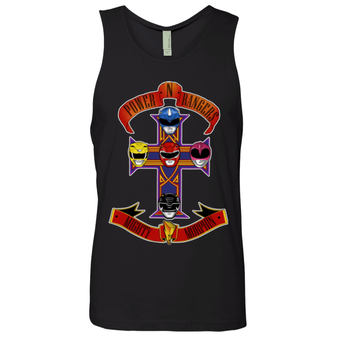 T-Shirts Black / Small Power N Rangers Men's Premium Tank Top