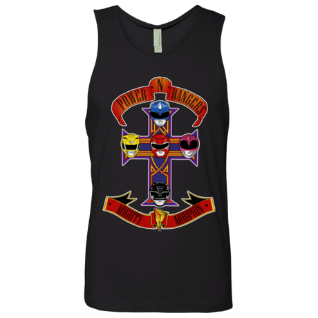 T-Shirts Black / Small Power N Rangers Men's Premium Tank Top