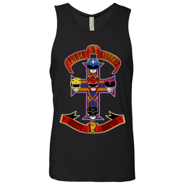 T-Shirts Black / Small Power N Rangers Men's Premium Tank Top