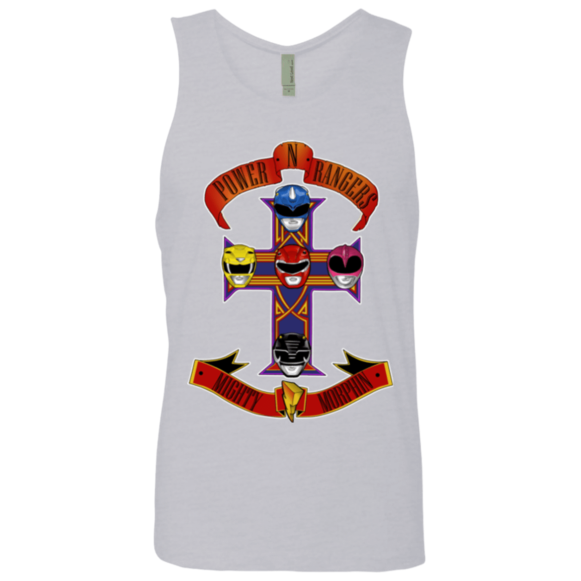 T-Shirts Heather Grey / Small Power N Rangers Men's Premium Tank Top