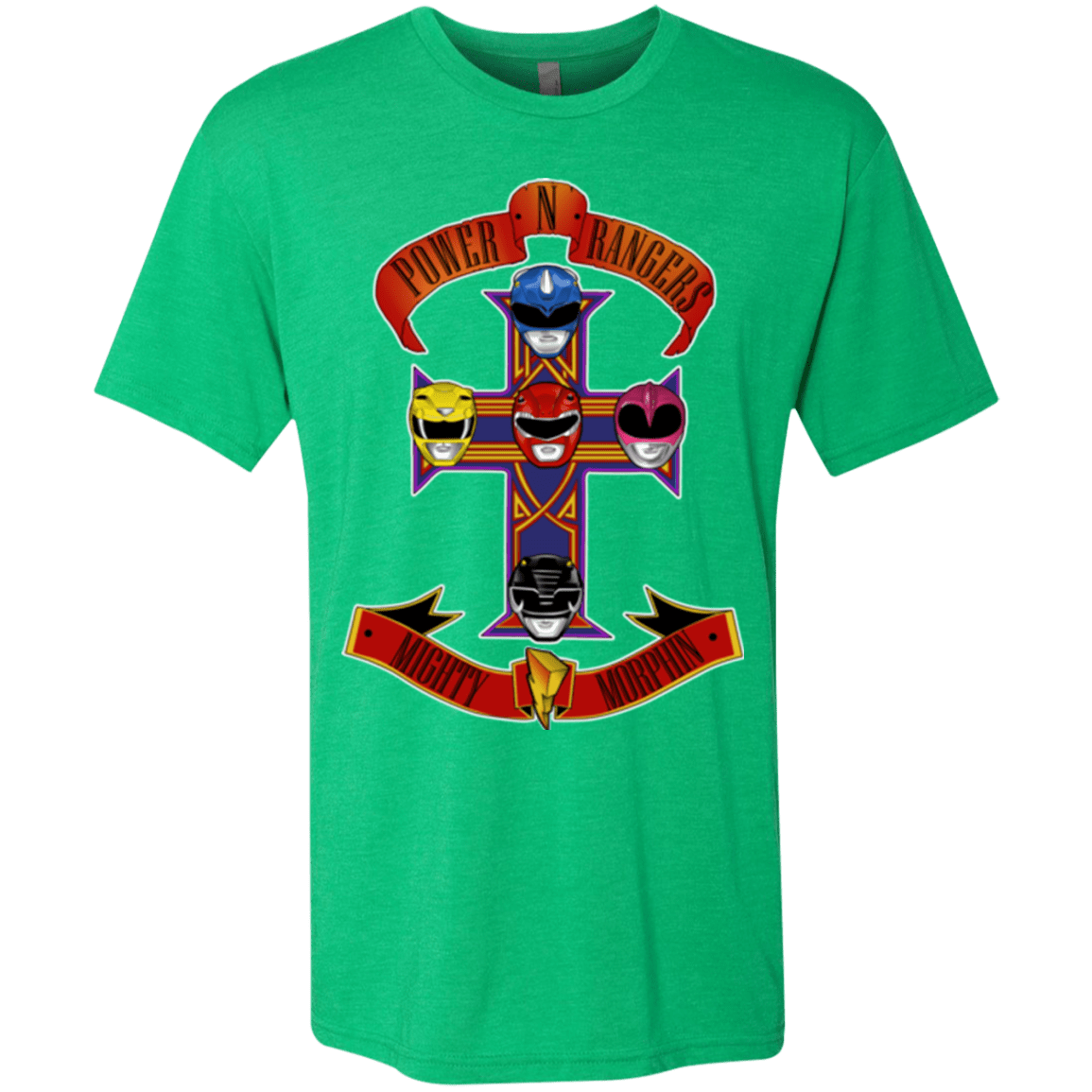 T-Shirts Envy / Small Power N Rangers Men's Triblend T-Shirt