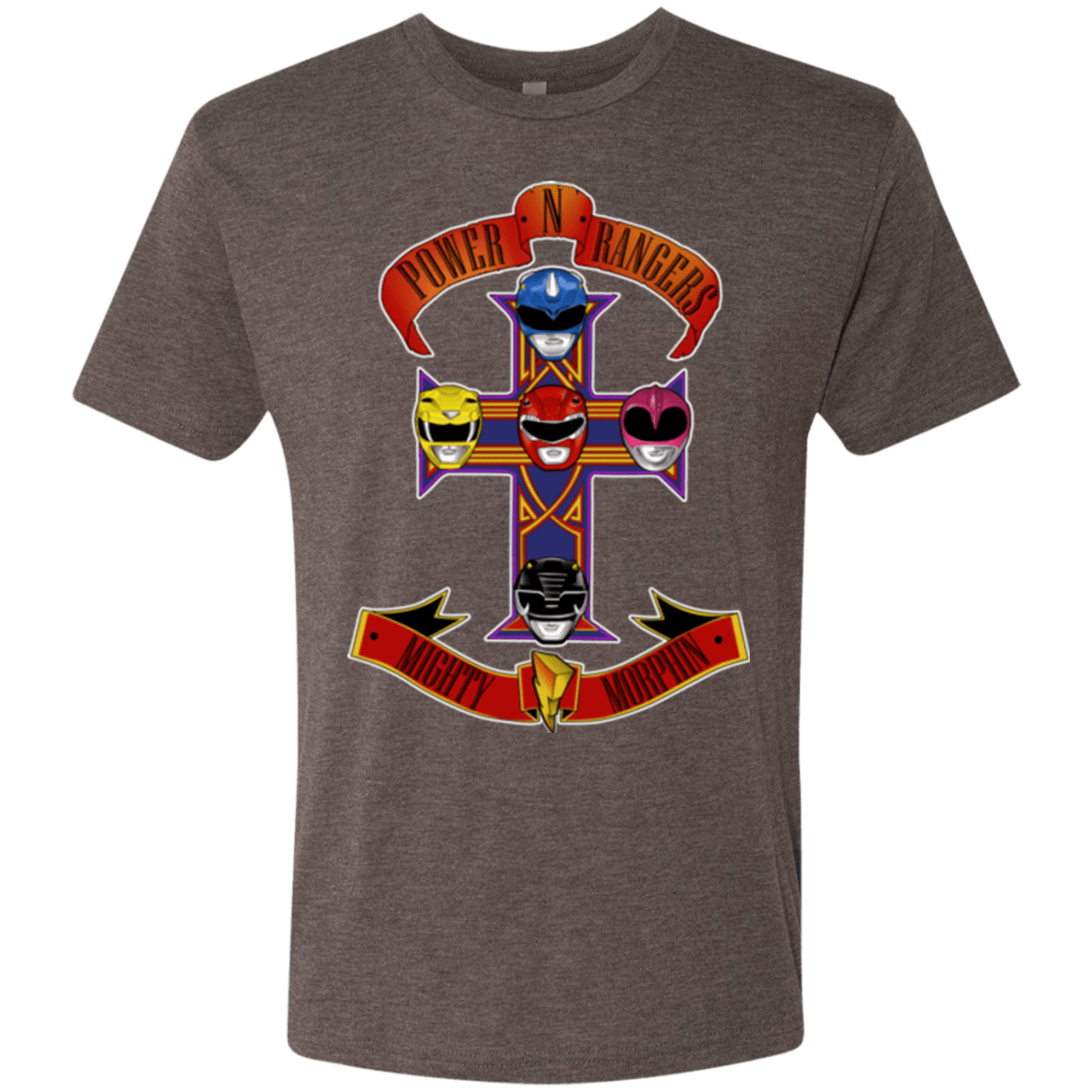 T-Shirts Macchiato / Small Power N Rangers Men's Triblend T-Shirt