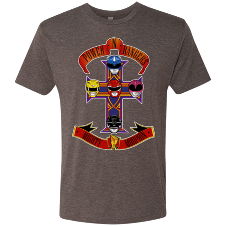 T-Shirts Macchiato / Small Power N Rangers Men's Triblend T-Shirt