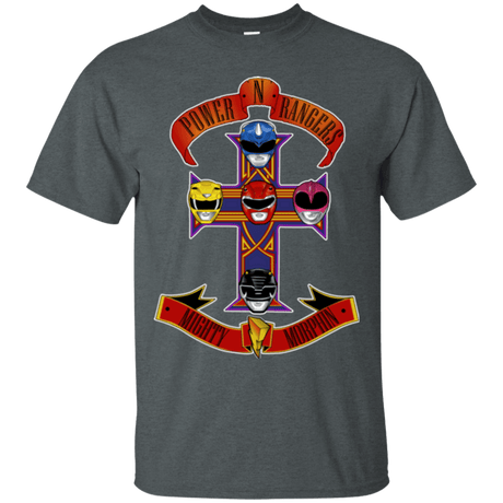T-Shirts Dark Heather / Small Power N Rangers T-Shirt