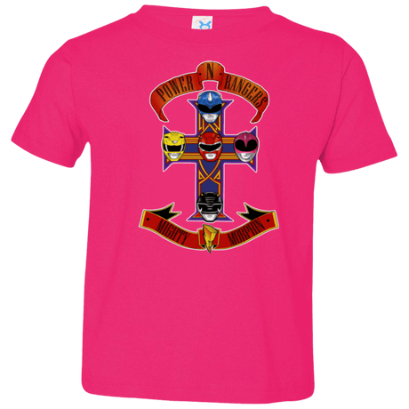 T-Shirts Hot Pink / 2T Power N Rangers Toddler Premium T-Shirt