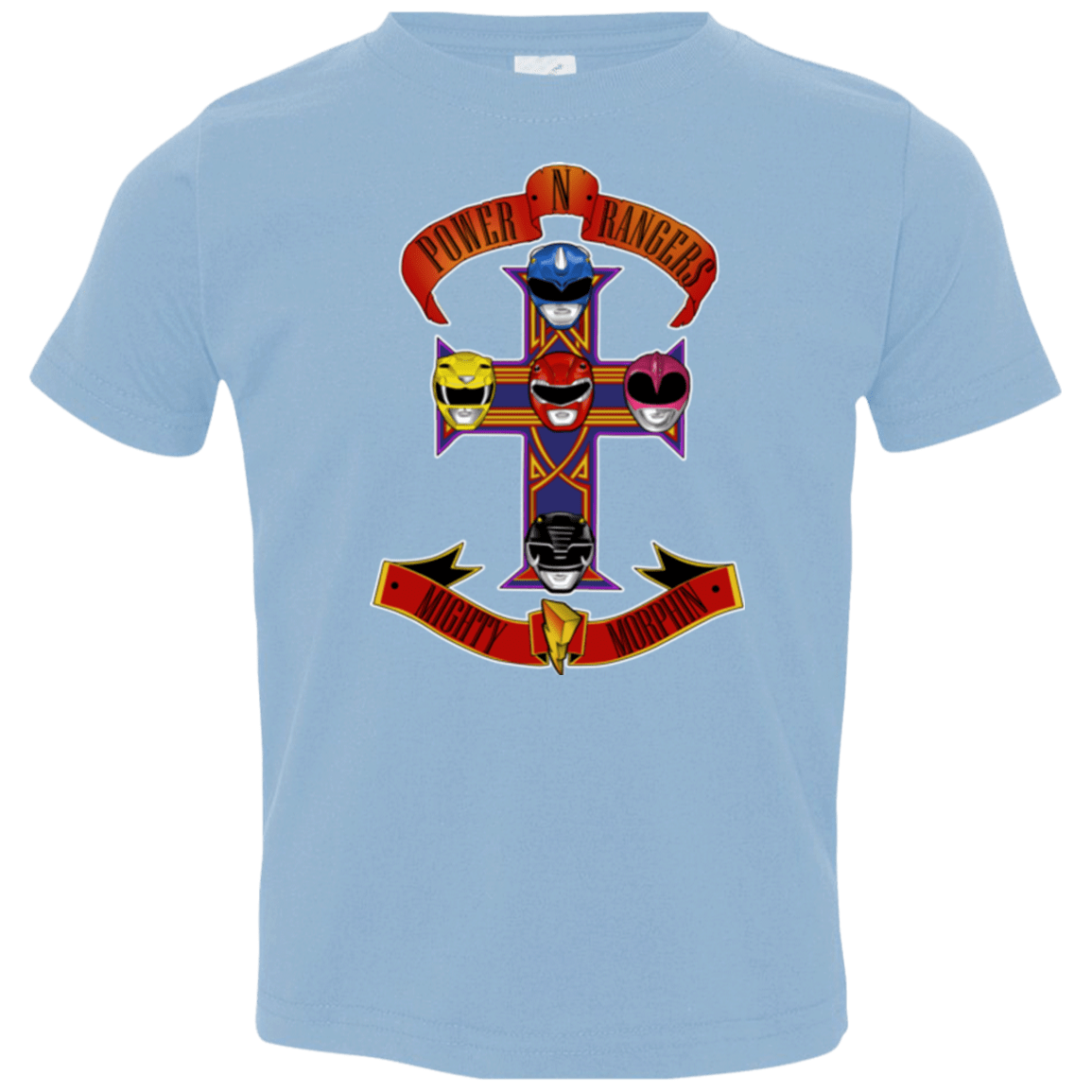 T-Shirts Light Blue / 2T Power N Rangers Toddler Premium T-Shirt