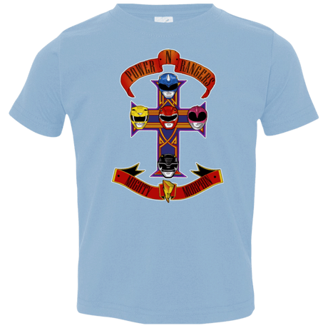 T-Shirts Light Blue / 2T Power N Rangers Toddler Premium T-Shirt
