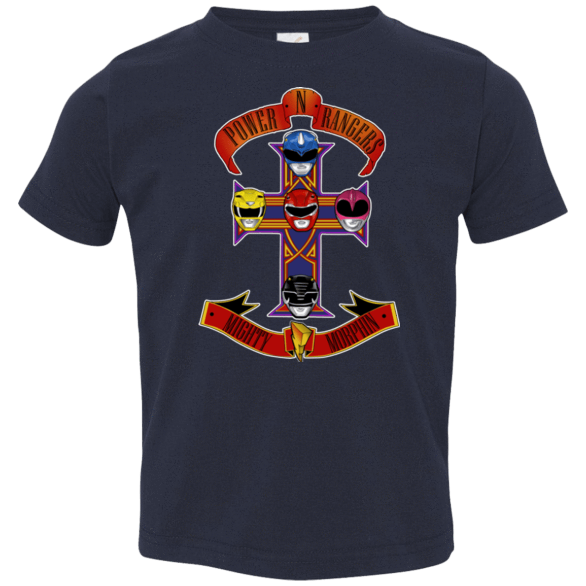 T-Shirts Navy / 2T Power N Rangers Toddler Premium T-Shirt