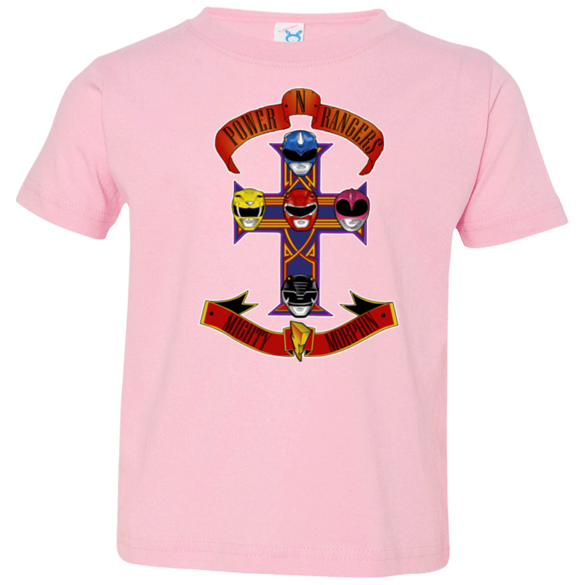 T-Shirts Pink / 2T Power N Rangers Toddler Premium T-Shirt