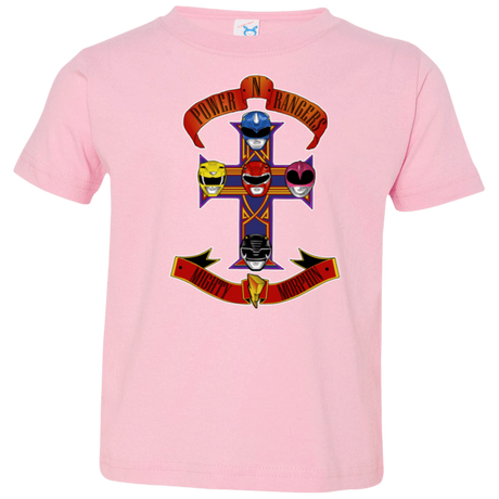 T-Shirts Pink / 2T Power N Rangers Toddler Premium T-Shirt