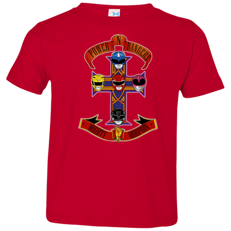 T-Shirts Red / 2T Power N Rangers Toddler Premium T-Shirt